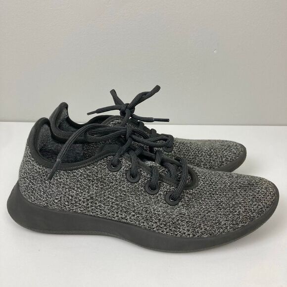 Allbirds Tree Runner Casual Everyday Lace Up Sneakers Grey Charcoal Women’s sz 8 - Picture 1 of 9